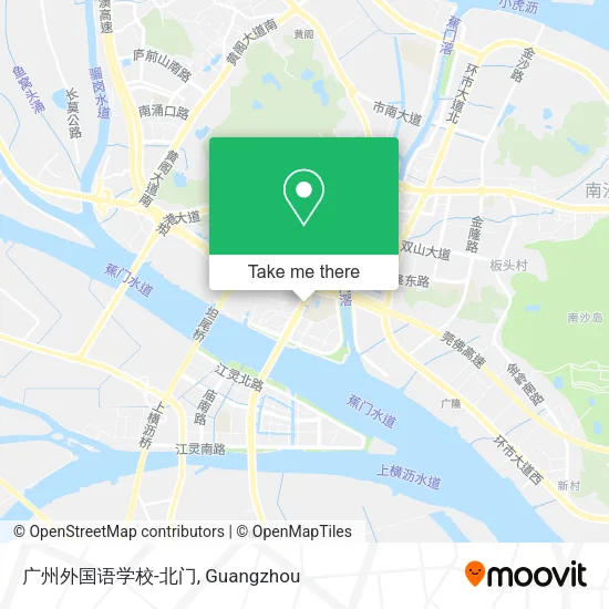 广州外国语学校-北门 map