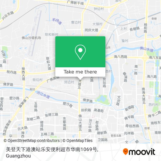 美登天下港澳站乐安便利超市华南1069号 map