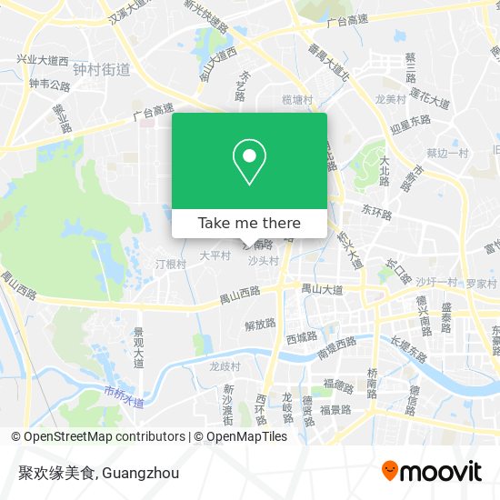 聚欢缘美食 map