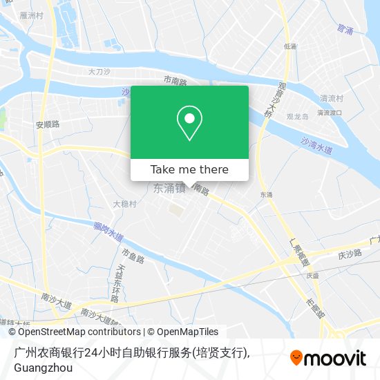 广州农商银行24小时自助银行服务(培贤支行) map