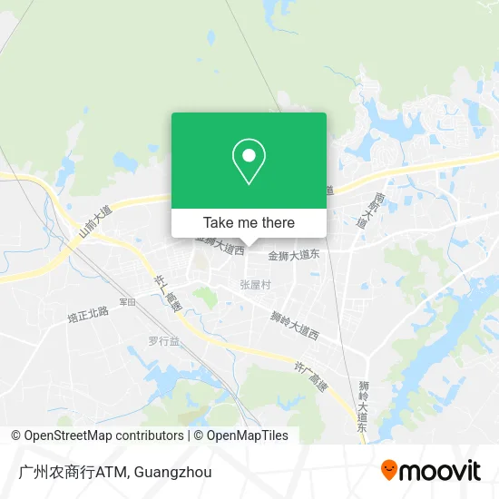 广州农商行ATM map