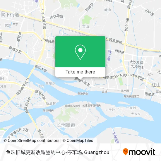 鱼珠旧城更新改造签约中心-停车场 map