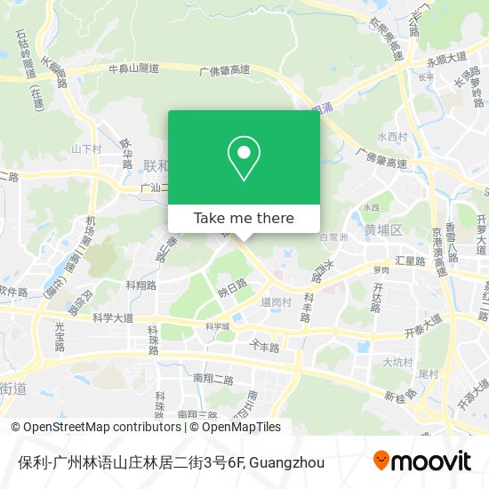 保利-广州林语山庄林居二街3号6F map