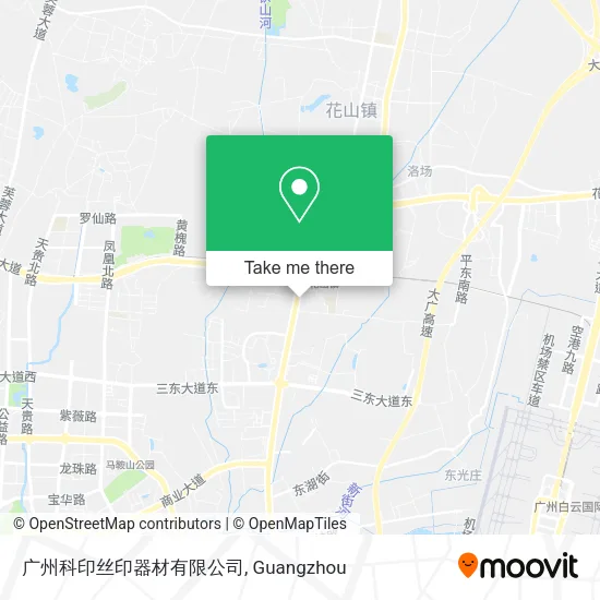 广州科印丝印器材有限公司 map