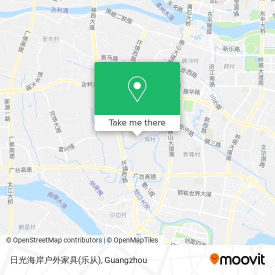 日光海岸户外家具(乐从) map