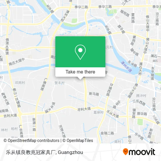 乐从镇良教兆冠家具厂 map