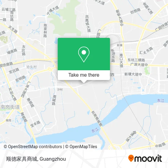 顺德家具商城 map