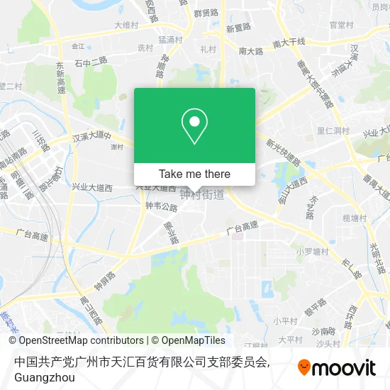 中国共产党广州市天汇百货有限公司支部委员会 map