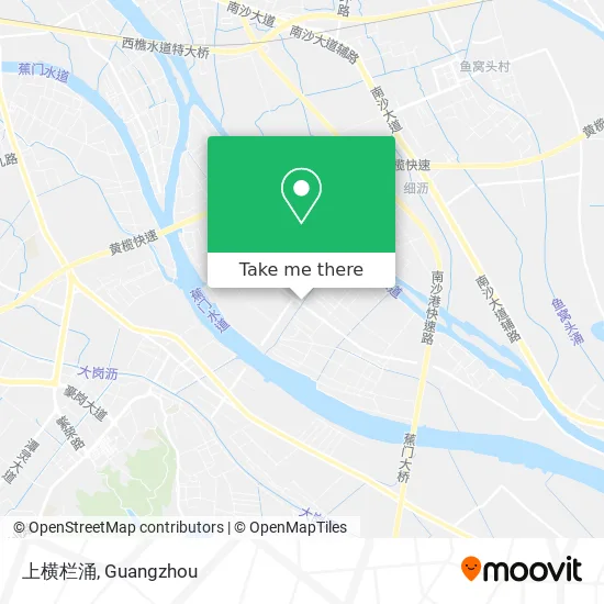上横栏涌 map