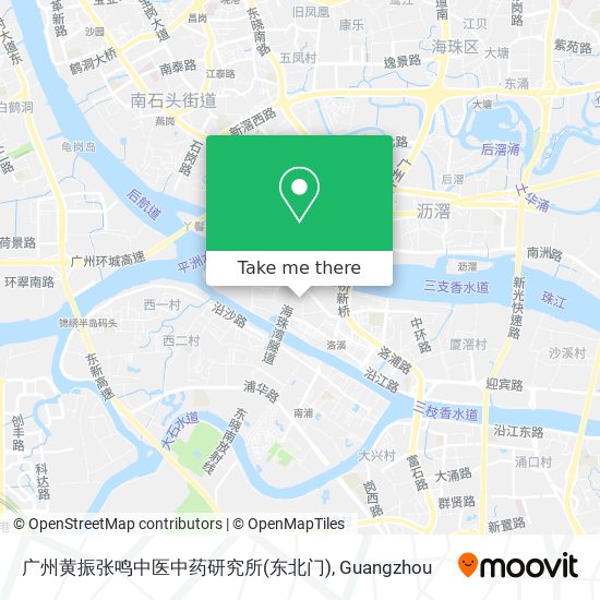 广州黄振张鸣中医中药研究所(东北门) map