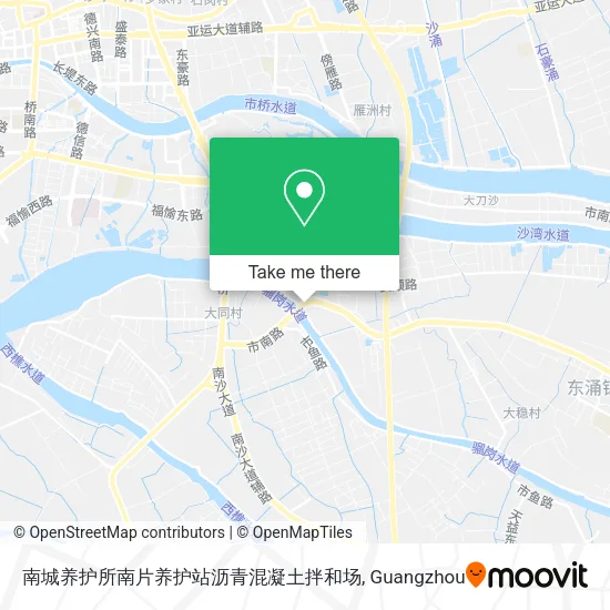 南城养护所南片养护站沥青混凝土拌和场 map