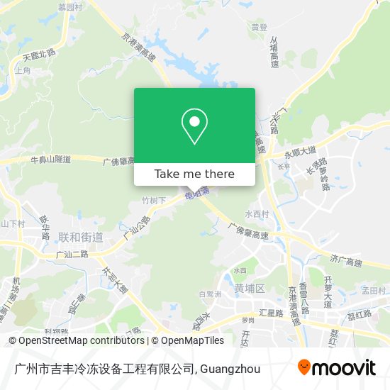 广州市吉丰冷冻设备工程有限公司 map