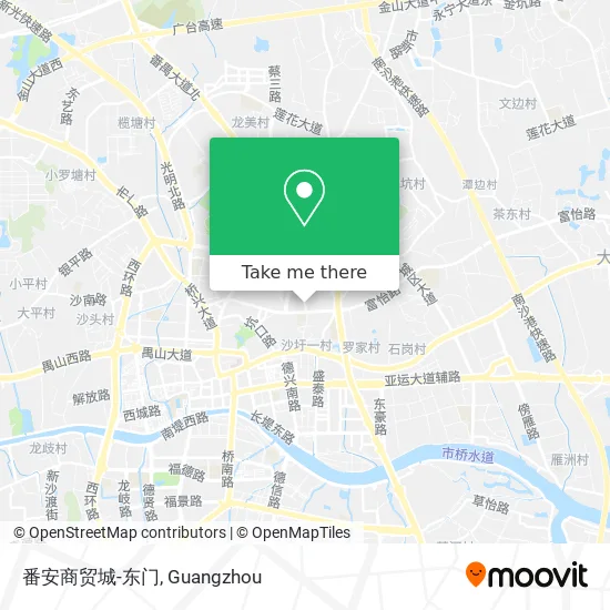 番安商贸城-东门 map