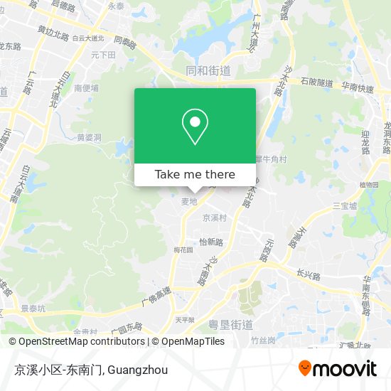 京溪小区-东南门 map