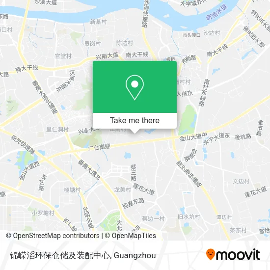 锦嵘滔环保仓储及装配中心 map