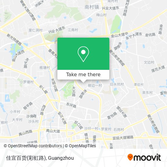 佳宜百货(彩虹路) map