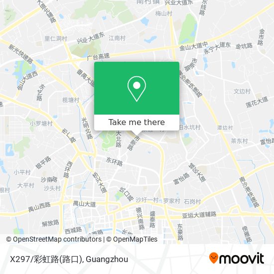 X297/彩虹路(路口) map