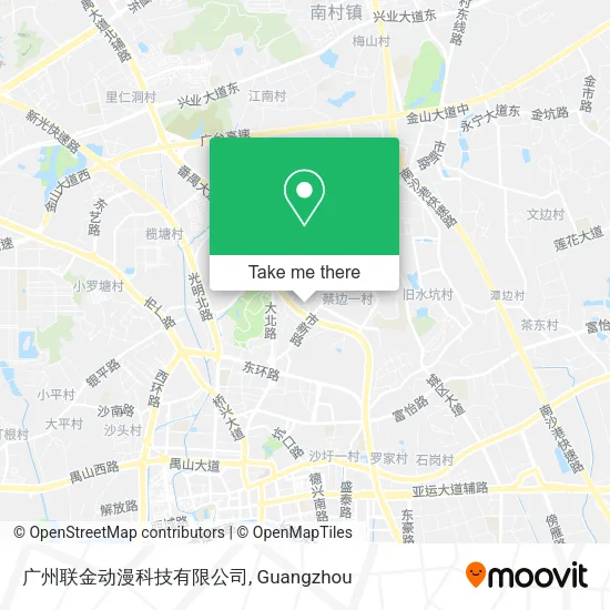 广州联金动漫科技有限公司 map