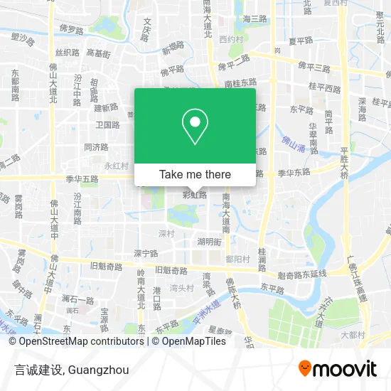 言诚建设 map