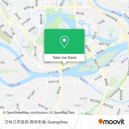 万科兰乔圣菲-西停车场 map