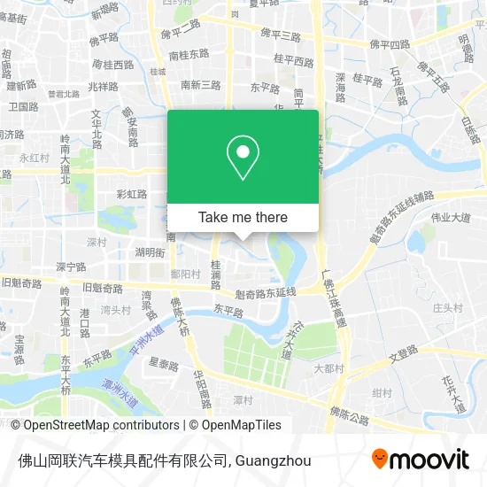 佛山岡联汽车模具配件有限公司 map