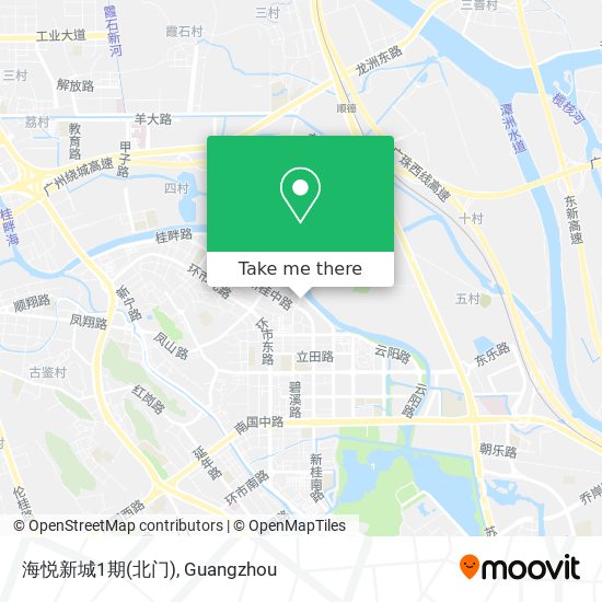 海悦新城1期(北门) map