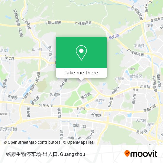 铭康生物停车场-出入口 map