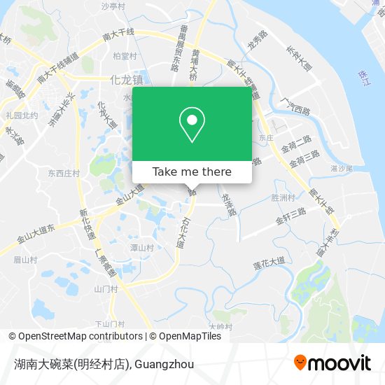湖南大碗菜(明经村店) map