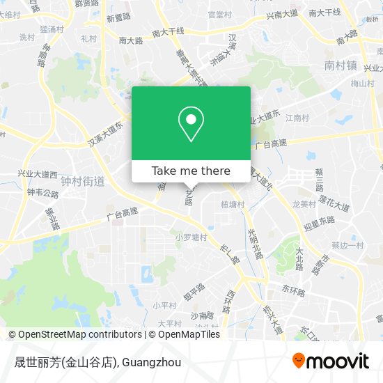 晟世丽芳(金山谷店) map