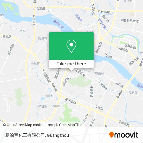 易涂宝化工有限公司 map