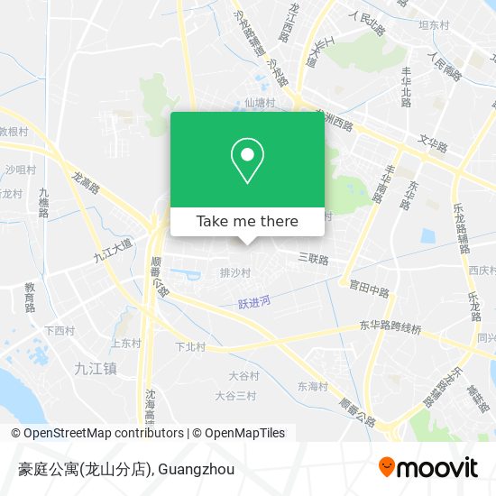 豪庭公寓(龙山分店) map