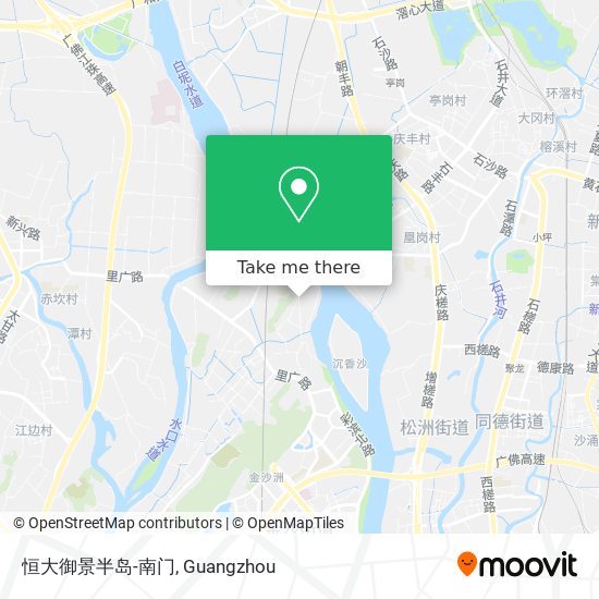 恒大御景半岛-南门 map