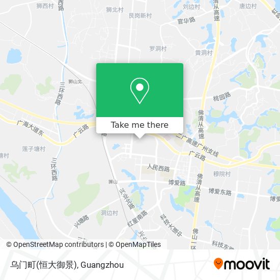 乌门町(恒大御景) map