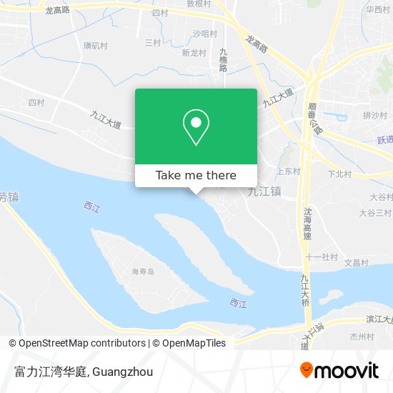 富力江湾华庭 map
