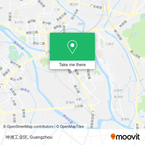 坤洲工业区 map
