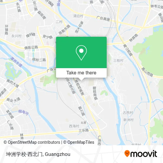 坤洲学校-西北门 map