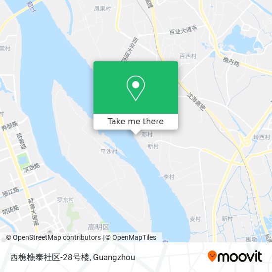 西樵樵泰社区-28号楼 map