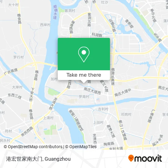 港宏世家南大门 map