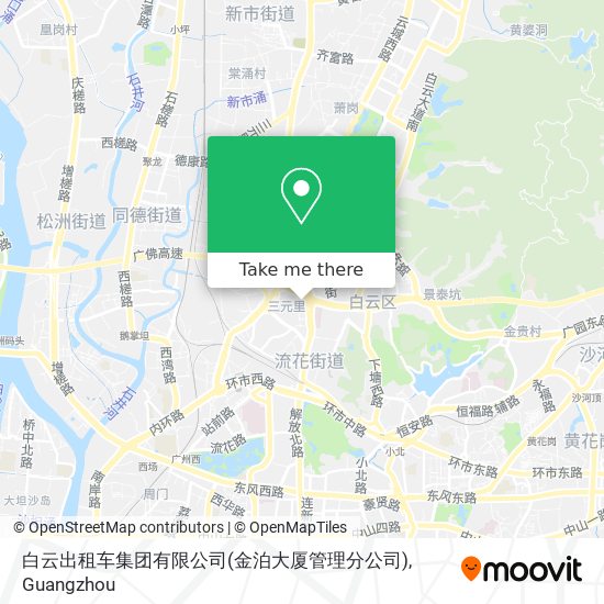 白云出租车集团有限公司(金泊大厦管理分公司) map