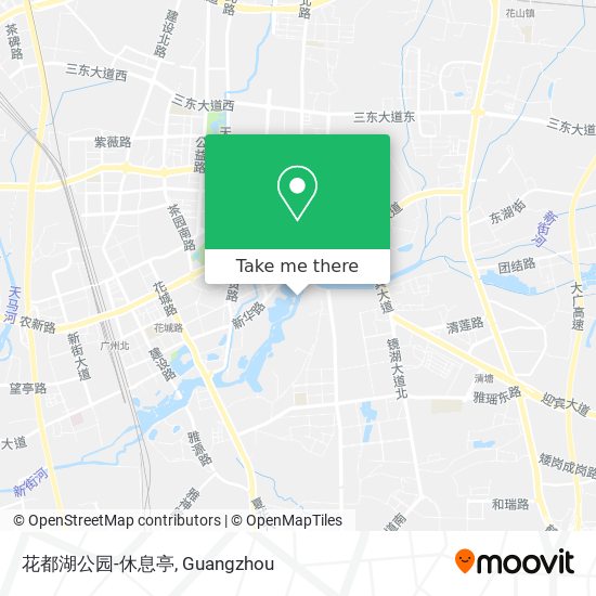 花都湖公园-休息亭 map