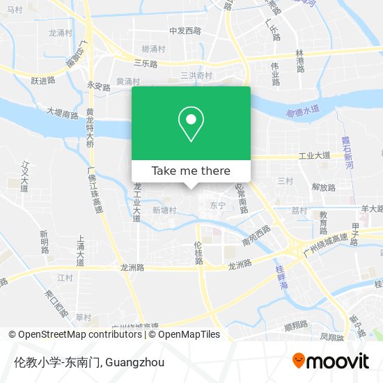 伦教小学-东南门 map