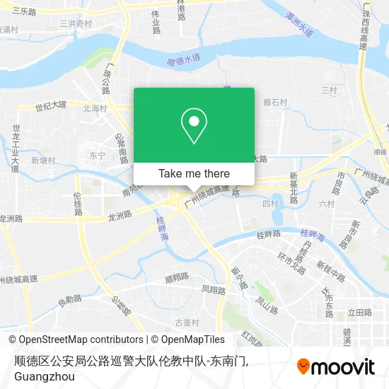顺德区公安局公路巡警大队伦教中队-东南门 map