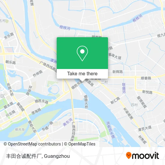 丰田合诚配件厂 map