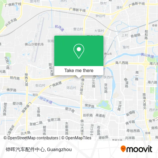铧晖汽车配件中心 map