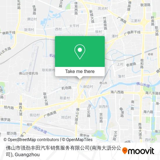 佛山市强劲丰田汽车销售服务有限公司(南海大沥分公司) map