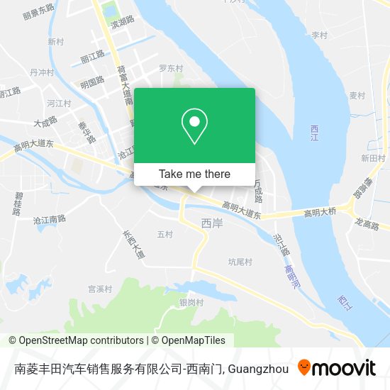 南菱丰田汽车销售服务有限公司-西南门 map