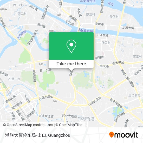 潮联大厦停车场-出口 map