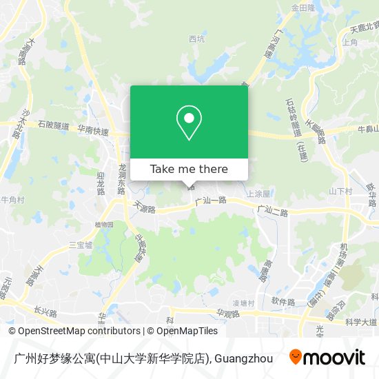 广州好梦缘公寓(中山大学新华学院店) map