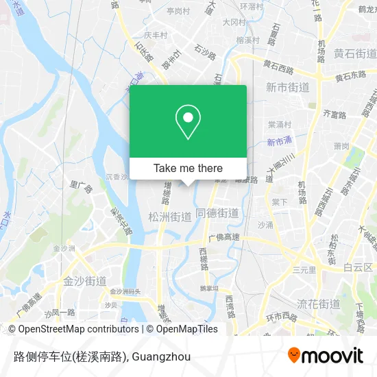 路侧停车位(槎溪南路) map