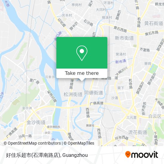 好佳乐超市(石潭南路店) map